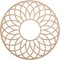 Ekena Millwork Cannes Wood Fretwork Pierced Ceiling Medallion, Alder, 16"OD x 5 1/2"ID x 3/8"T CMWP16X16X0375CNAL - alternate 1